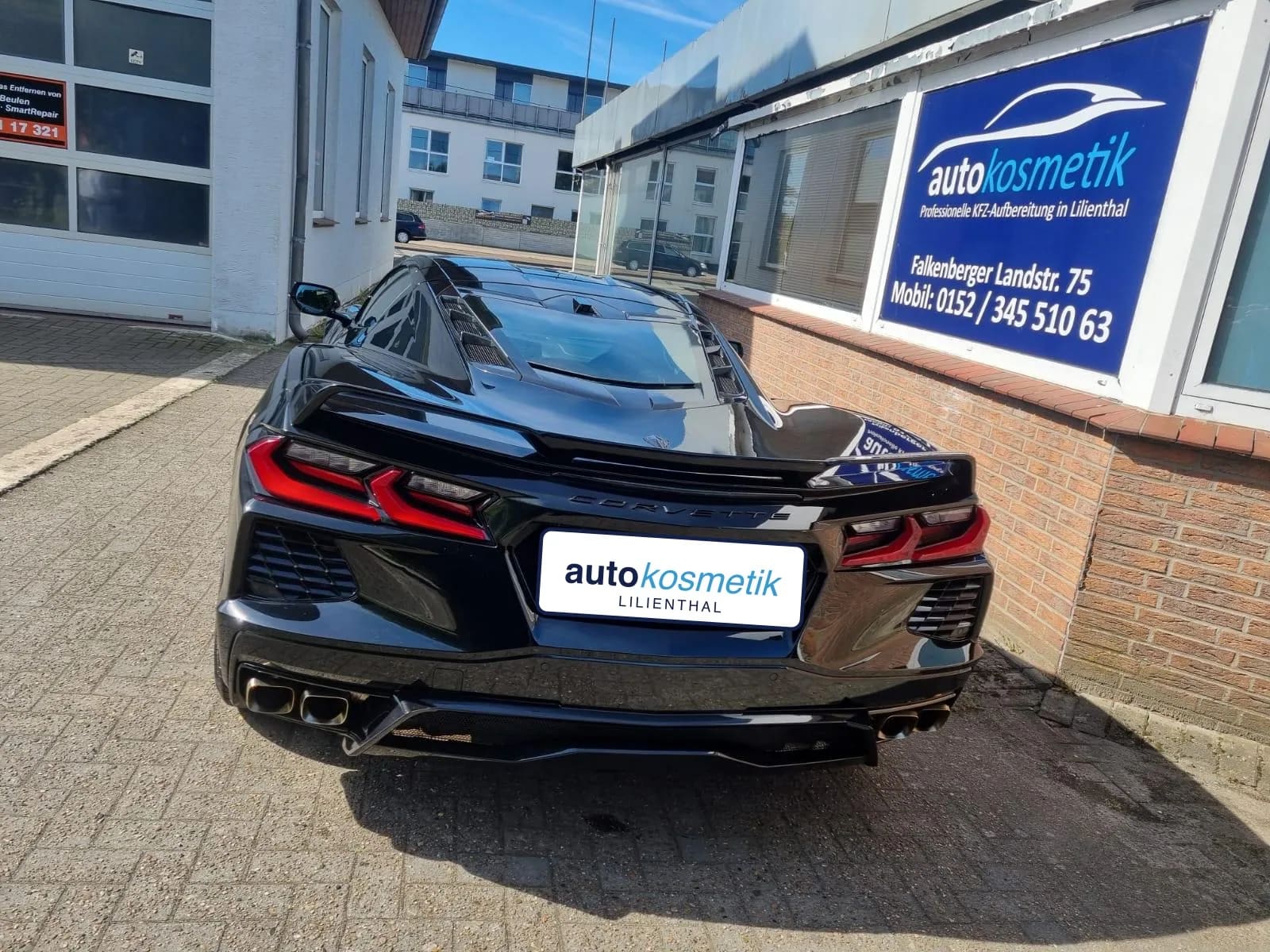 Chevrolet Corvette – Heckansicht nach der Aufbereitung