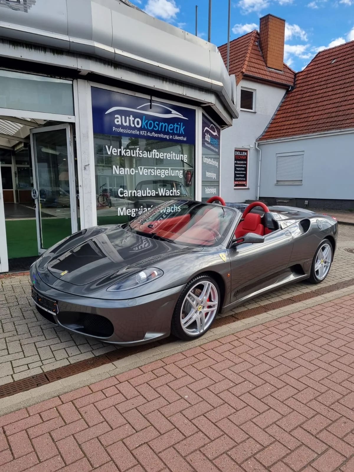 Ferrari F430 Spider – Nach der Aufbereitung vor dem Studio
